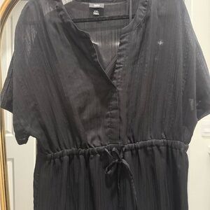 Mossimo Supply Co. Black Midi Dress